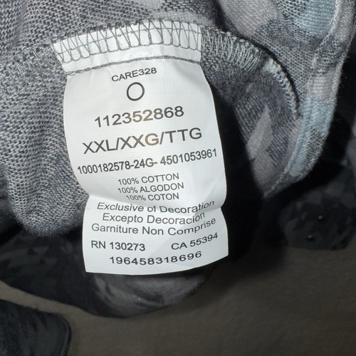 Wrangler Herren XXL Retro blau und grau Azteken Jacquard Druckknopf Hemd Jacke - Bild 7 von 9