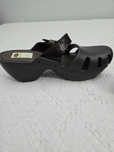Dr Scholls Clogs Sandal Womens 9M Brown Dance Model Go Play - Picture 3 of 11