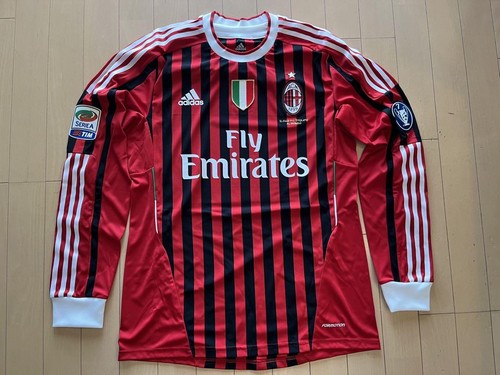 AC Milan 2011-12 Home L/S Player Issue Jersey GATTUSO #8 Size L Unused formotion - Picture 11 of 24