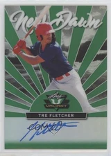 2019 Leaf Valiant New Dawn Green Prismatic /99 Tre Fletcher #ND-TF2 Auto