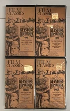 The Original Keystone Comedies Vol. 1-4 Set Betamax Large Clamshell 1984 BETA