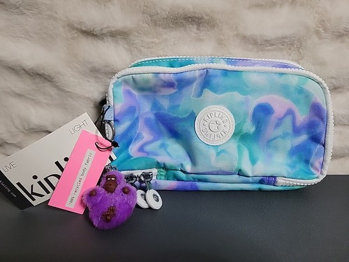 Estuche para bolígrafos Kipling Chap bolsa para accesorios de maquillaje acuarelas con encanto 8,25X4,25x2 - Imagen 1 de 7