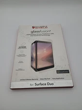 ZAGG - InvisibleShield GlassFusion+ Flex Hybrid Screen Protector for Surface Duo