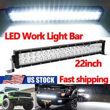 22 Inch 1200w Led Light Bar Dual Row Flood Spot Combo Work 4wd Truck Suv Atv 24 22 Inch 1200w Led Light Bar Dual Row Flood Spot Combo Work 4wd Truck Suv Atv 24