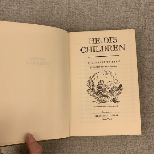 Heidi, Heidi Grows Up & Heidi's Children by Charles Tritten 1939 - Lot of 3 HC - Imagen 11 de 12