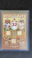 2025 LEAF LUMBER #STB14 Pete Rose, Frank Howard, Ken 