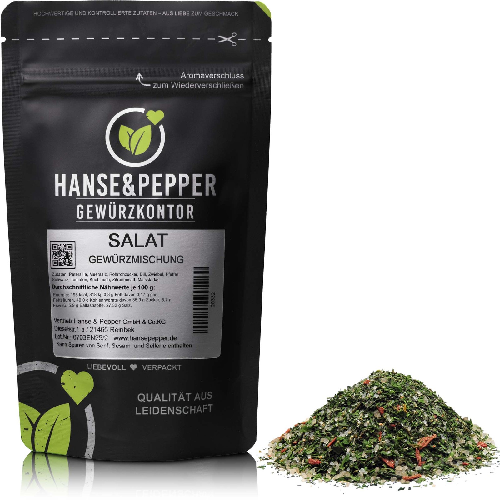 1kg Salat Gewürzmischung Salat Gewürz Salatdressing Gewürz Salat Kräuter Soße