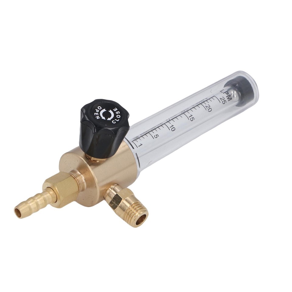Gas Meter NPT1/4-18 Tapered Thread Accurate Float Ball Design 1-25L Gas ...