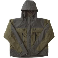 Caddis Green Natural Breathable Waterproof Wading Jacket-Size M- CA9901WJ