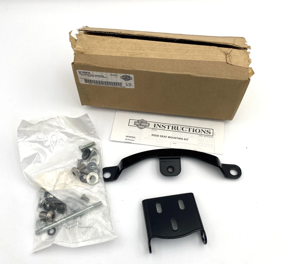 Kit de herrajes de asiento de montaje rígido OEM Harley 52100016 10-22 Sportster XL 883 1200 Foto 2 de 4