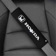New For Honda 2pcs Car Seat Belt Cover Shoulder Cushion Pad Accessorie Black Red