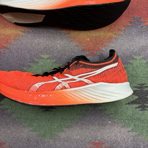 Asics Magic Speed Running Sneakers Shoes Mens 10 Sunrise Red Training Athletic - Picture 3 of 10