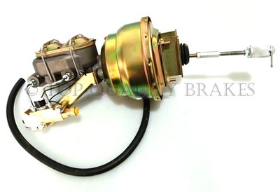 1958 to 1964 Chevy Impala 8'' Zinc Power Brake Booster Conversion Kit Disc Disc