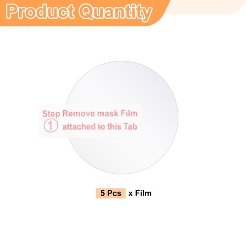 5pcs Watch Glass Screen Protectors 30.5mm High AL Tempered Glass Anti-Blue Light - Zdjęcie 3 z 7