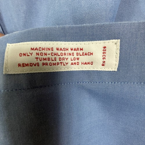 Brooks Brothers Regular Fit Non Iron Blue Oxford Button Down Shirt - Picture 4 of 8