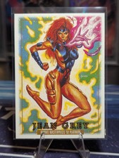 2024 Marvel Masterpieces ‘92 Platinum Jean Grey # 46 Leather Parallel SP