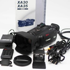 CANON XA30 Business HD Professional Video Camera Bundle Black Good condition