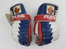 VTG Bauer FLAK Canadiens Colors Leather Pro H...