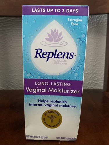 REPLENS Long-Lasting Vaginal Moisturizer 8 PRE-FILLED Applicators Exp 9/2026 - Picture 1 of 4