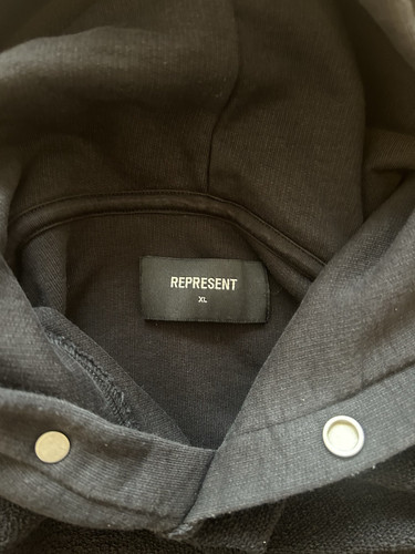 mens represent hoodie Size XL Black - Picture 6 of 6