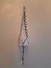 Macrame Plant Hanger, Light Gray and White