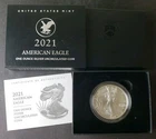 2021 W Uncirculated $1 American Silver Eagle Dollar Type 2