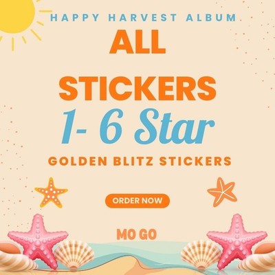 Monopoly_Go STICKERS 1 -6 ALL STICKERS AVAILABLE - Fast & Safe Delivery MOGO