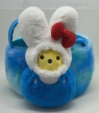 Peeps x Hello Kitty Easter Bunny Basket Blue Plush Lined Kawaii Sanrio 2025