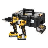Dewalt Akku-Kombopack DCK2062E2T-QW - 2Tlg. - 18V - 2X 1,7Ah Akku - Tstak‑Box