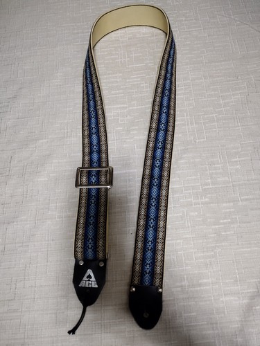 D'Andrea Ace Jaquard-Gitarrengurt, blau
