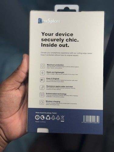 White Matte Case Spices I Phone 16 Pro Hülle - Bild 5 von 5