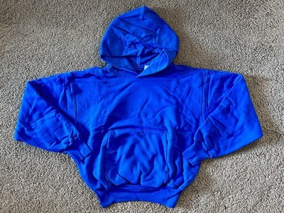 Size S - Gap YZY Double Layered Boxy Cropped Heavyweight Hoodie Blue New