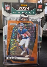 Malik Nabers - 2024 Panini Prizm Orange Disco SP (RC) #370  NY Giants