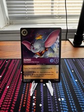 Disney Lorcana Fabled Dumbo Ninth Wonder Of The Universe Legendary Cold Foil