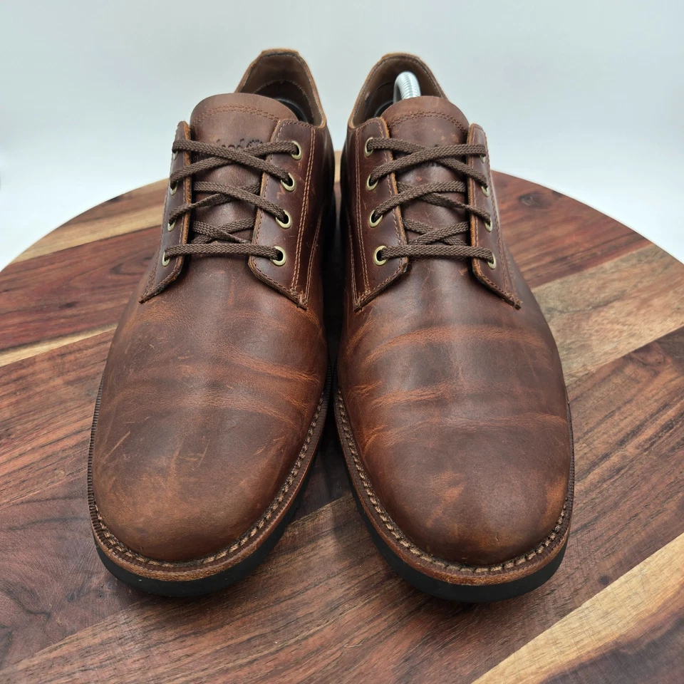 Timberland Kendrick Zapatos Para Hombre 10.5 Marrón Nubuck Puntera Lisa Derby Oxford Comodidad Foto 3 de 4