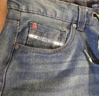 Ecko Unltd. Men's Blue Medium Wash Denim Jean Shorts Relaxed Fit Logo 5-Pocket — photo 6