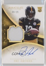 2014 Panini Immaculate Gold /25 Dri Archer #130 Rookie RC