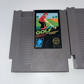 Lot of 2 Nintendo NES Golf Game Cartridges NES Fighting Golf, Golf Games