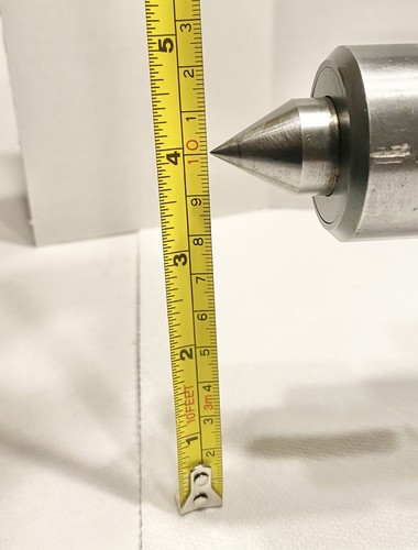 HAAS HTS4 Reitstock mit Live Center 4" Spitzenhöhe - Bild 11 von 14