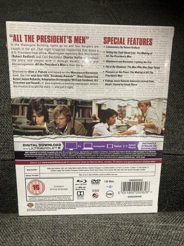 All the President's Men Premium Collection Blu-ray, DVD & Art Cards New &Sealed - Picture 2 of 3