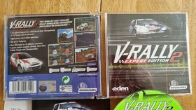 V Rally 2 Expert Edition Sega Dreamcast Game w Manual