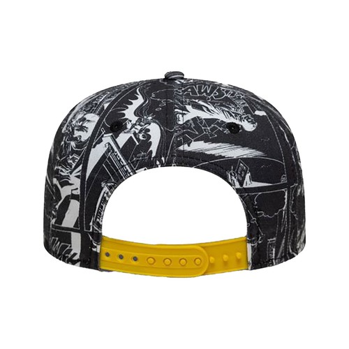 Gorra New Era para niños DC Comics Batman tira cómica boceto 9FIFTY gorra con cierre a presión - Imagen 3 de 5