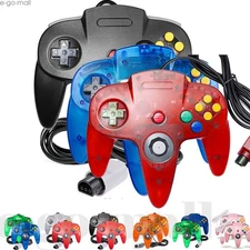Classic Wired N64 Controller Gamepad Upgrade Joystick for Nintendo 64 Mario Game