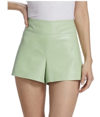 Alice + Olivia Donald High Waisted Stretch Null Faux Leather Size 6 NWT