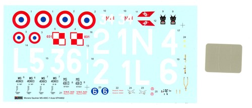 KP Models 1/48 Morane Saulnier MS-406C-1 Battle of France with 3D Printed Parts - Bild 5 von 7