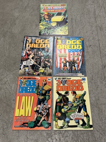 Richter Dredd #1 2 5 6 - Buch Lot gelaufen - Adler Comics 1983 - Bild 1 von 12