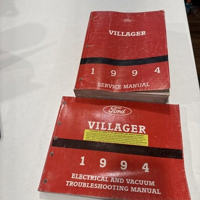 1994 Mercury Villager Factory Service Repair Manual W/ Wiring Diagrams 