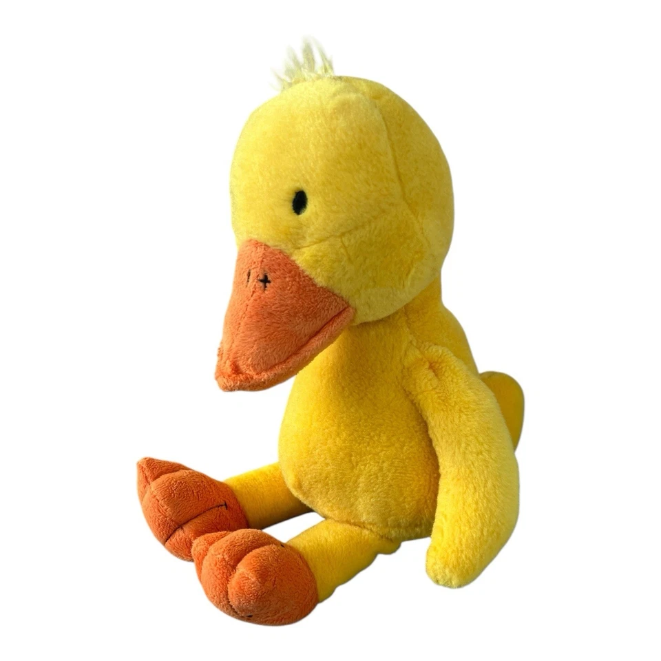 Florett Textil Ente gelb Stofftier Kuscheltier Aldi 33 cm Schlenker Plüschtier - Bild 2 von 4