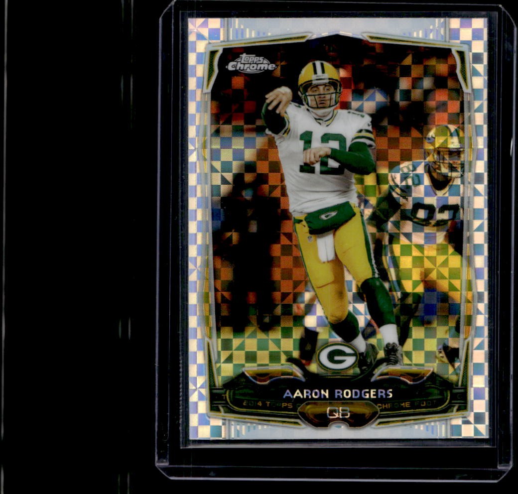 2014 Topps Chrome Aaron Rodgers Xfractors #83 Packers