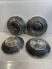 Vintage 1960s Ford Galaxie Or Fairlane Dog Dish Hubcaps